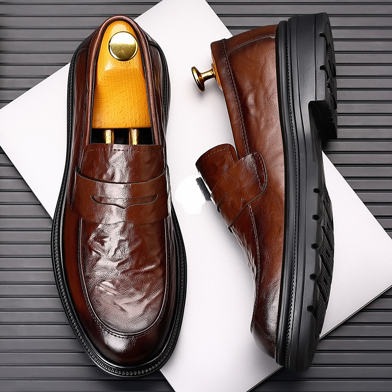 Men's leather shoes for casual - đánh giá và giá Men'S Formal Wear