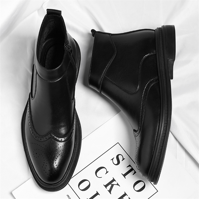 Autumn  Winter Thick Soled Men - đánh giá và giá Men'S Formal Wear