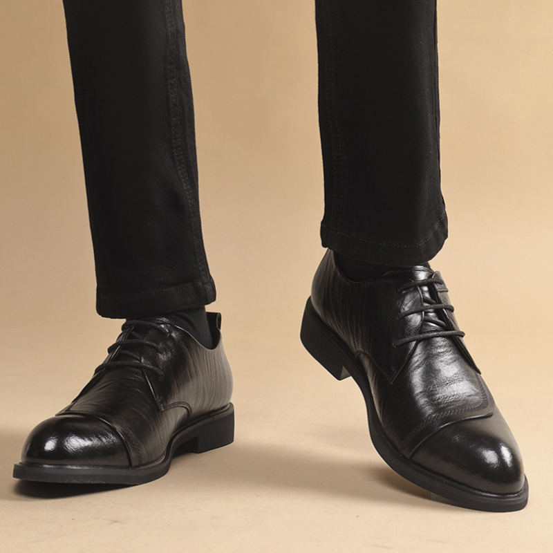 Leather Oxford Shoes With Meta - đánh giá và giá Men'S Formal Wear