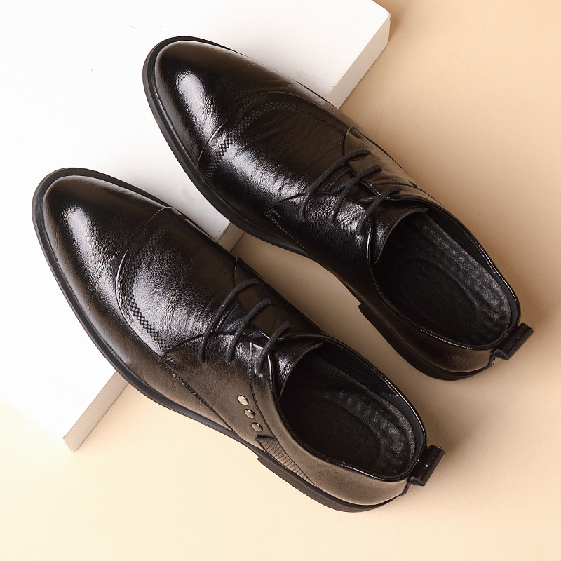 Leather Oxford Shoes With Meta - đánh giá và giá Men'S Formal Wear