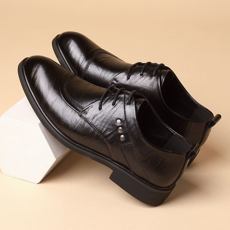 Leather Oxford Shoes With Meta - đánh giá và giá Men'S Formal Wear