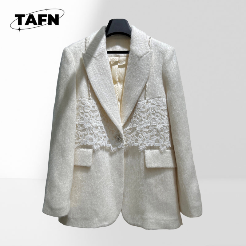Women Classic Plaid Blazer Sty - đánh giá và giá Wool Suit Jacket