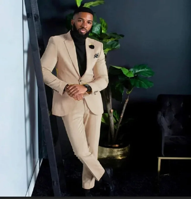 Yellow Men's Suits Slim Fit Si - đánh giá và giá Formal Wear For Men Yellow