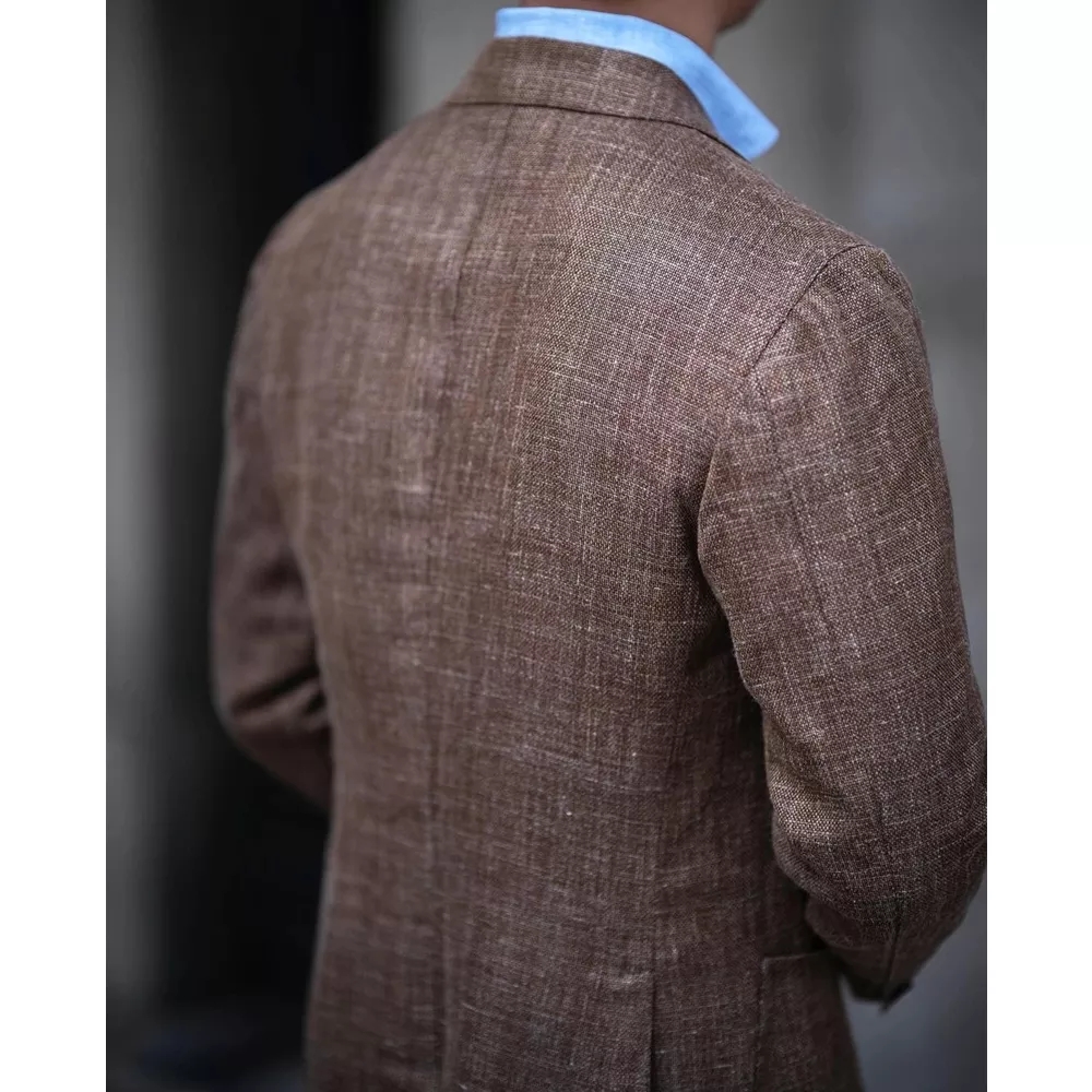 Brown Men Suits With Khaki Pan - đánh giá và giá Khaki Formal Wear Men