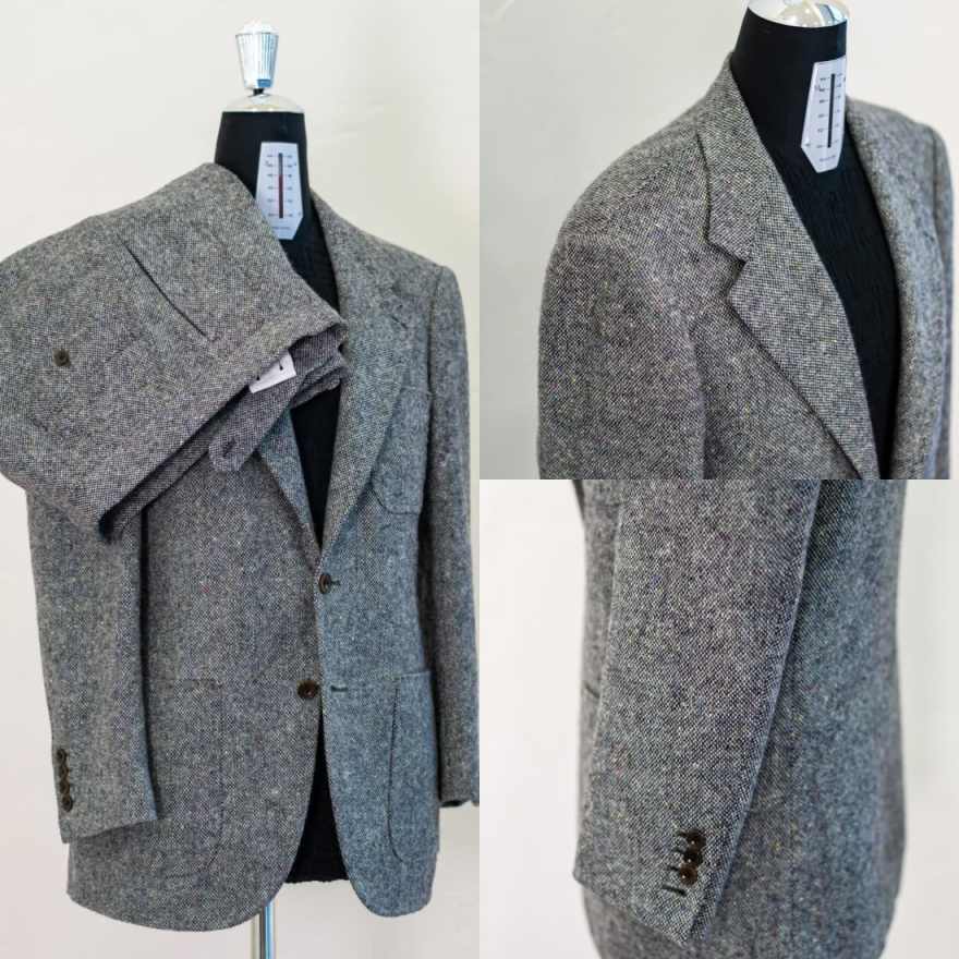 Vintage Tweed Men 2 Piece Suit - đánh giá và giá Men'S Formal Wear For Reception