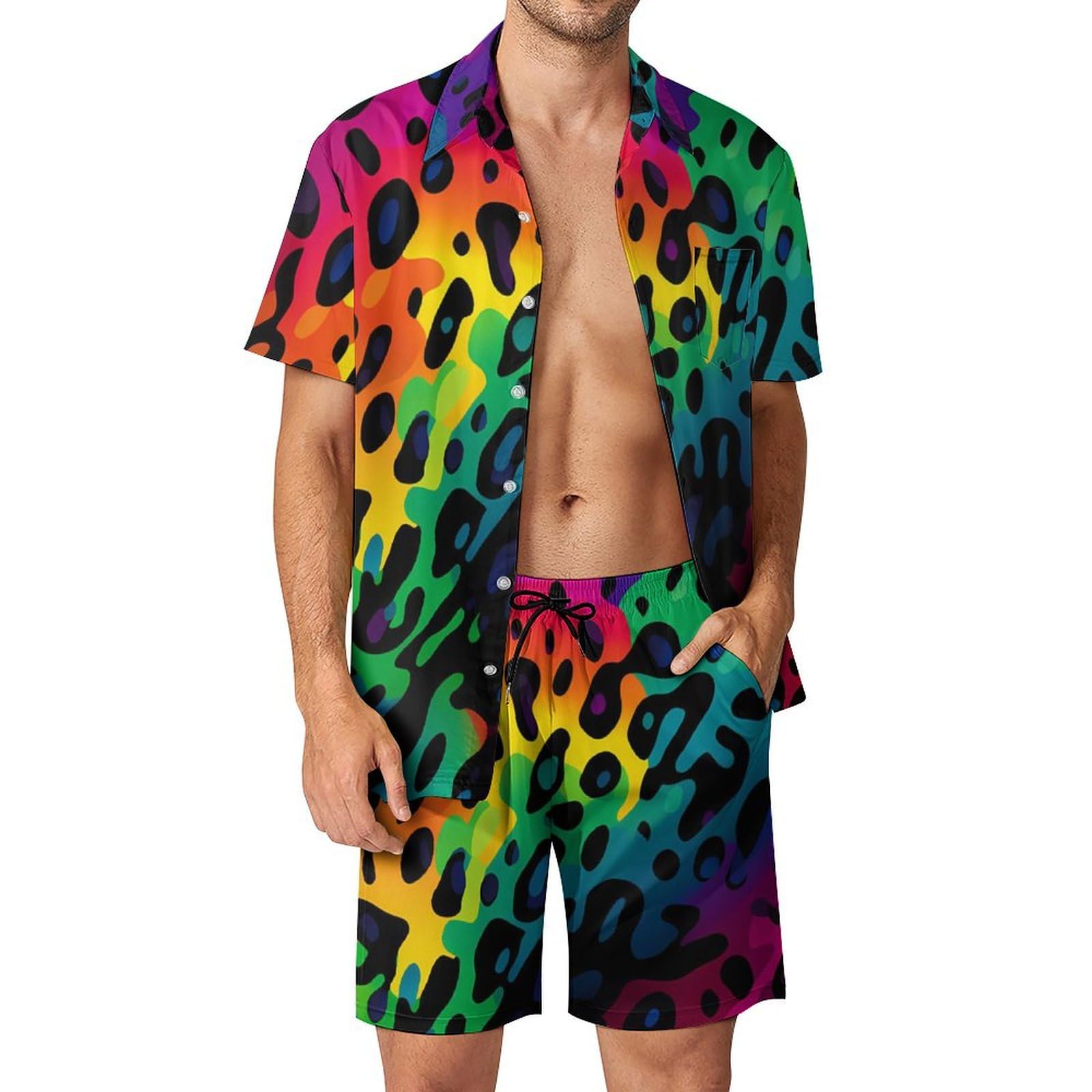 Summer Irregular Geometric 3D  - đánh giá và giá Men'S Formal Beach Wear