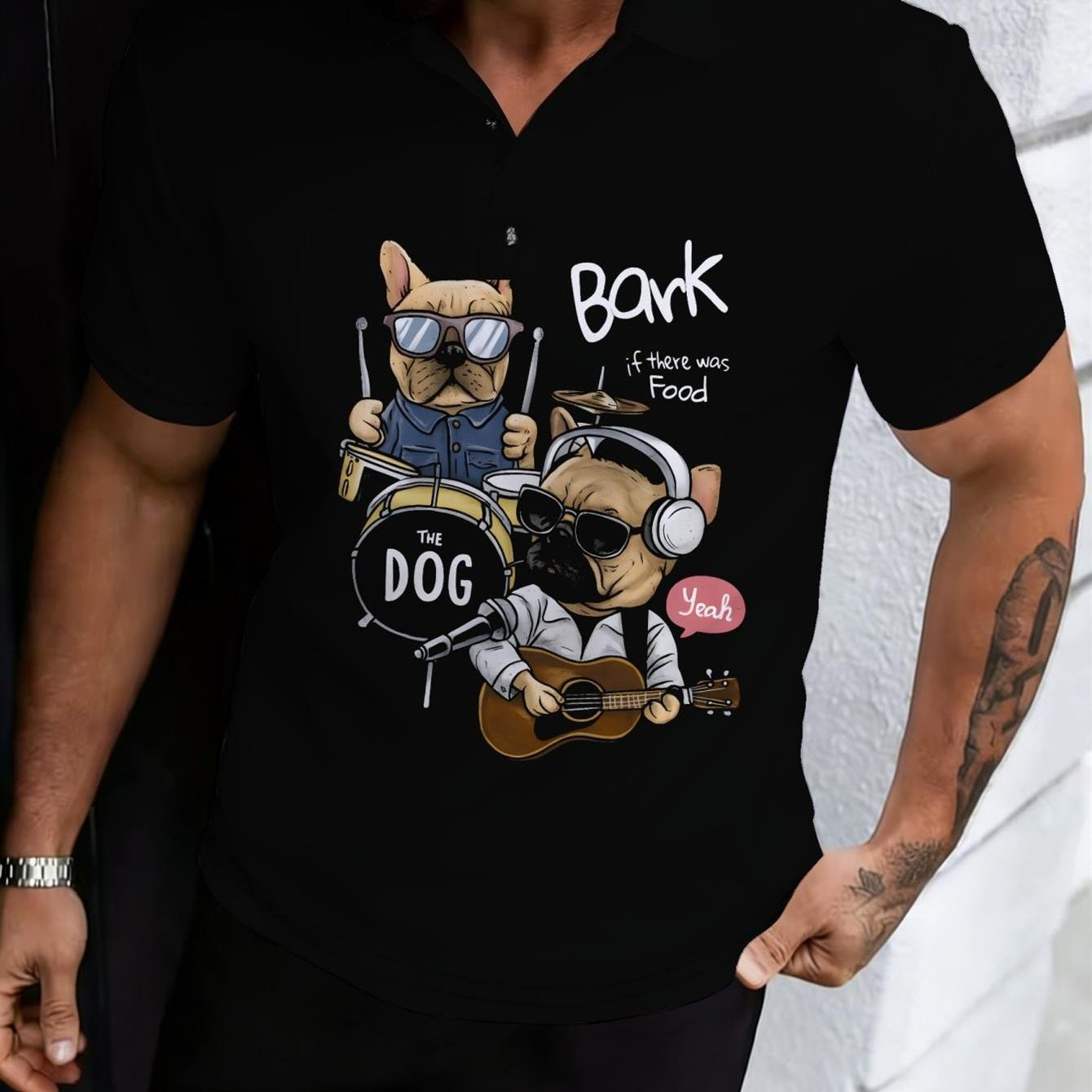 Men's Casual Polo Shirt Black  - đánh giá và giá Men'S Formal Beach Wear