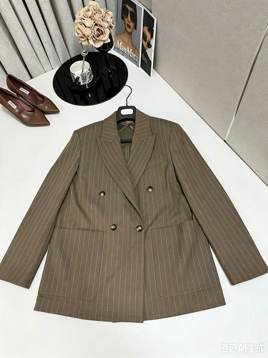 Elegant Pinstriped Trouser Sui - đánh giá và giá Wool Suit Jacket