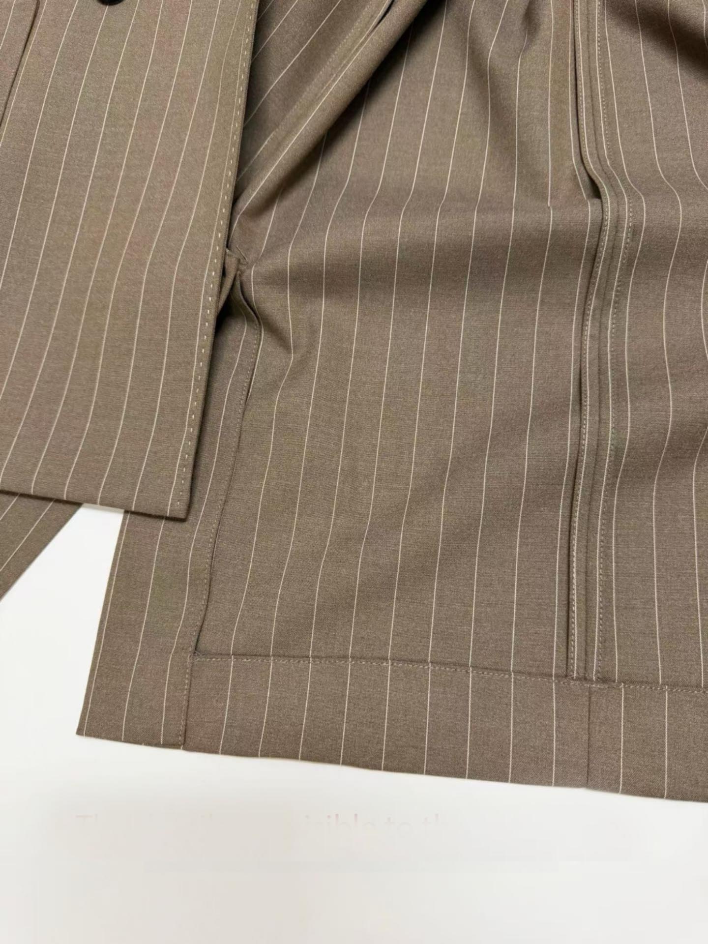 Elegant Pinstriped Trouser Sui - đánh giá và giá Wool Suit Jacket