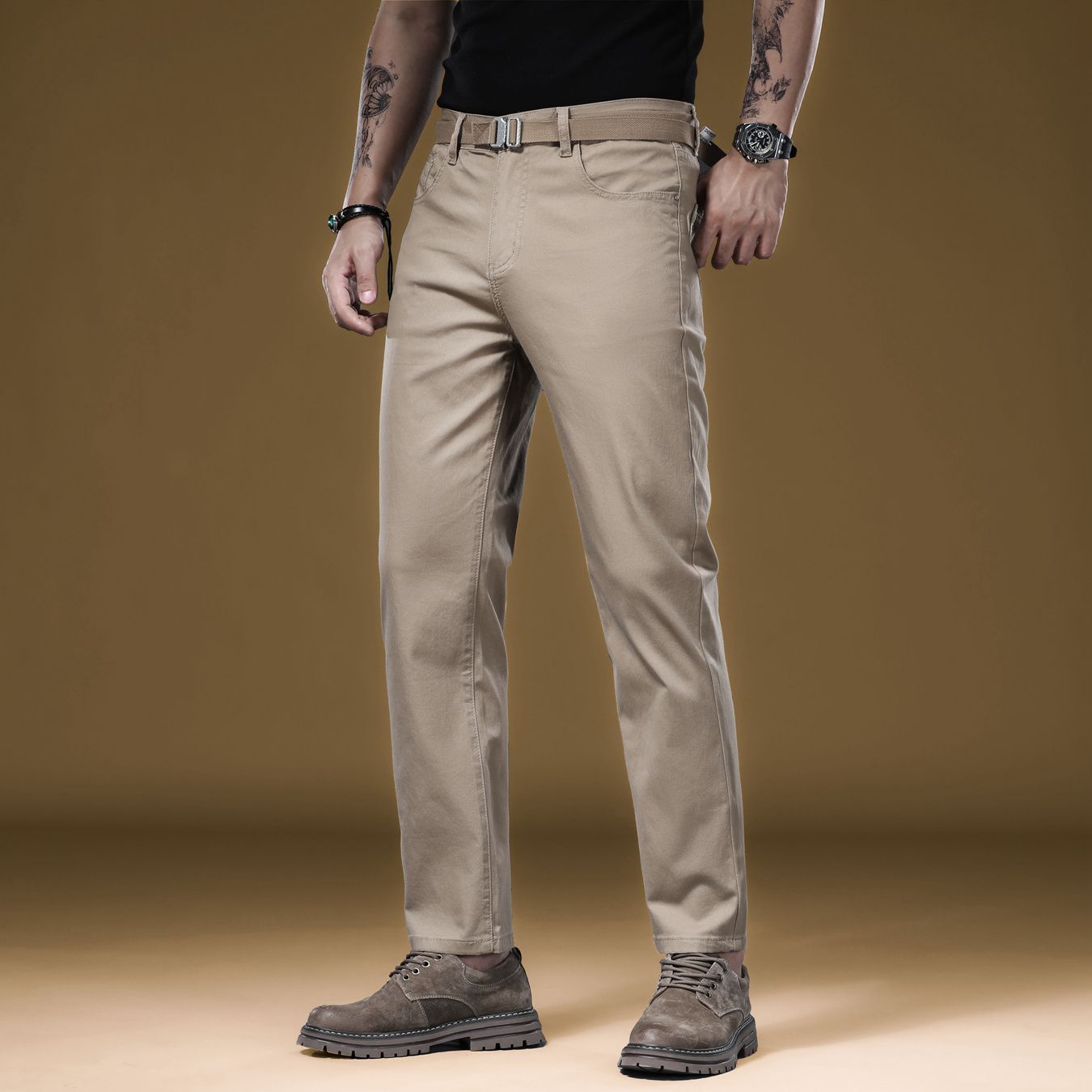 New in Quality Men's Pants Cas - đánh giá và giá Khaki Formal Wear Men